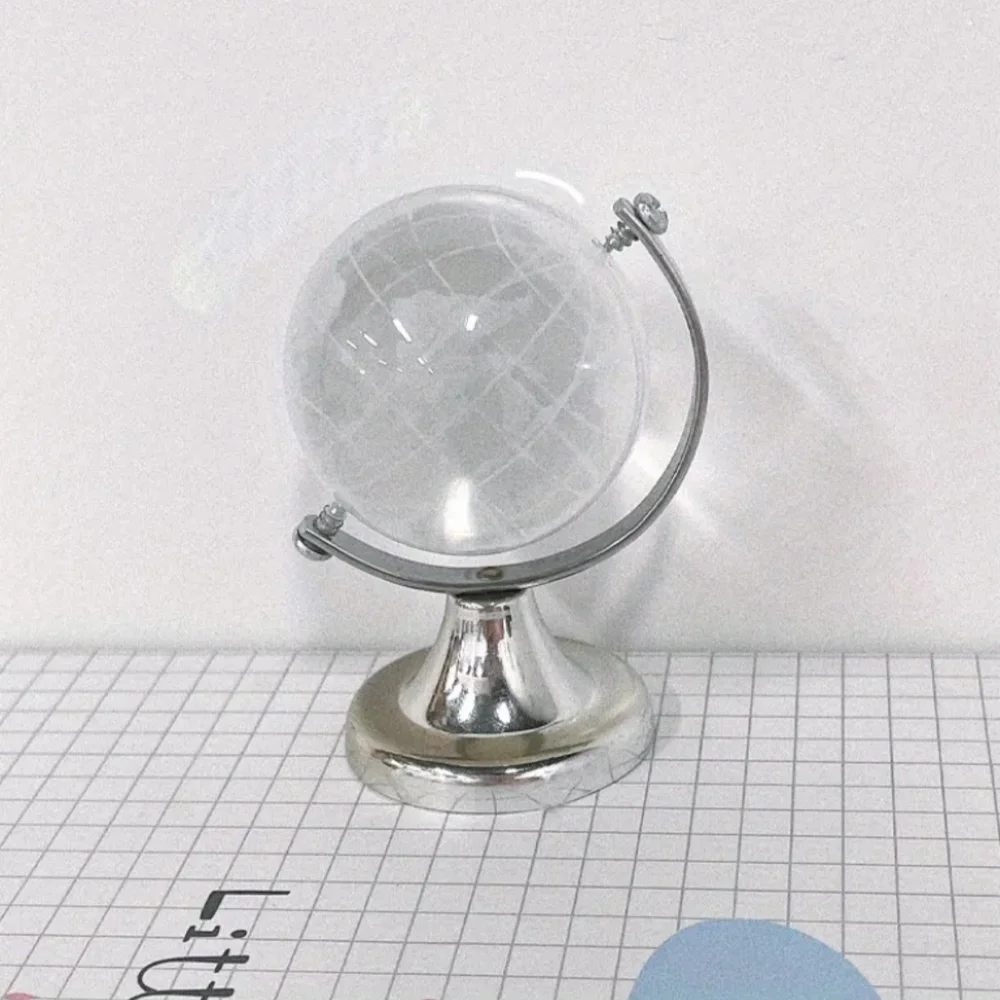 Miniature Crystal Gold and Clear Globe Decor - Picture 7 of 11